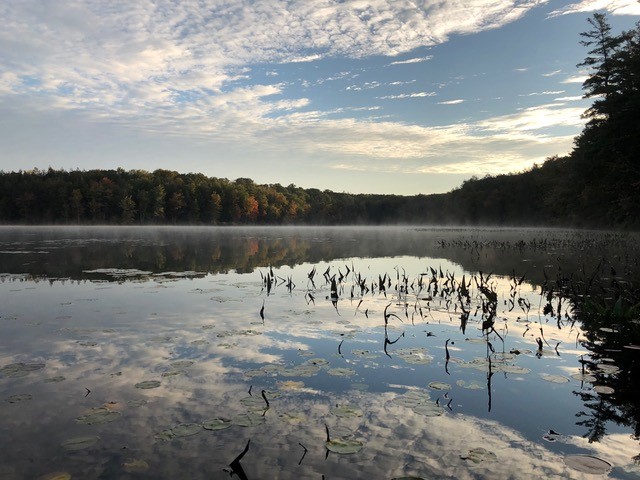 Morning Paddle on Lake Lacawac